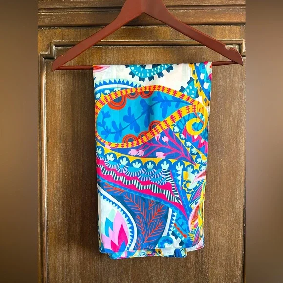 Whipin Wild Rags paisley square scarf - Picture 1 of 1